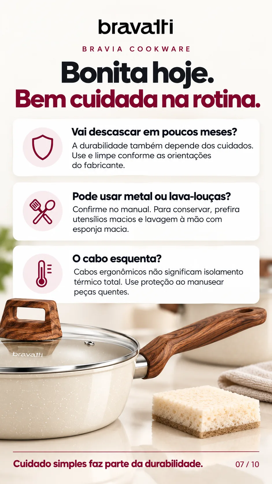 Cuidados e dúvidas frequentes