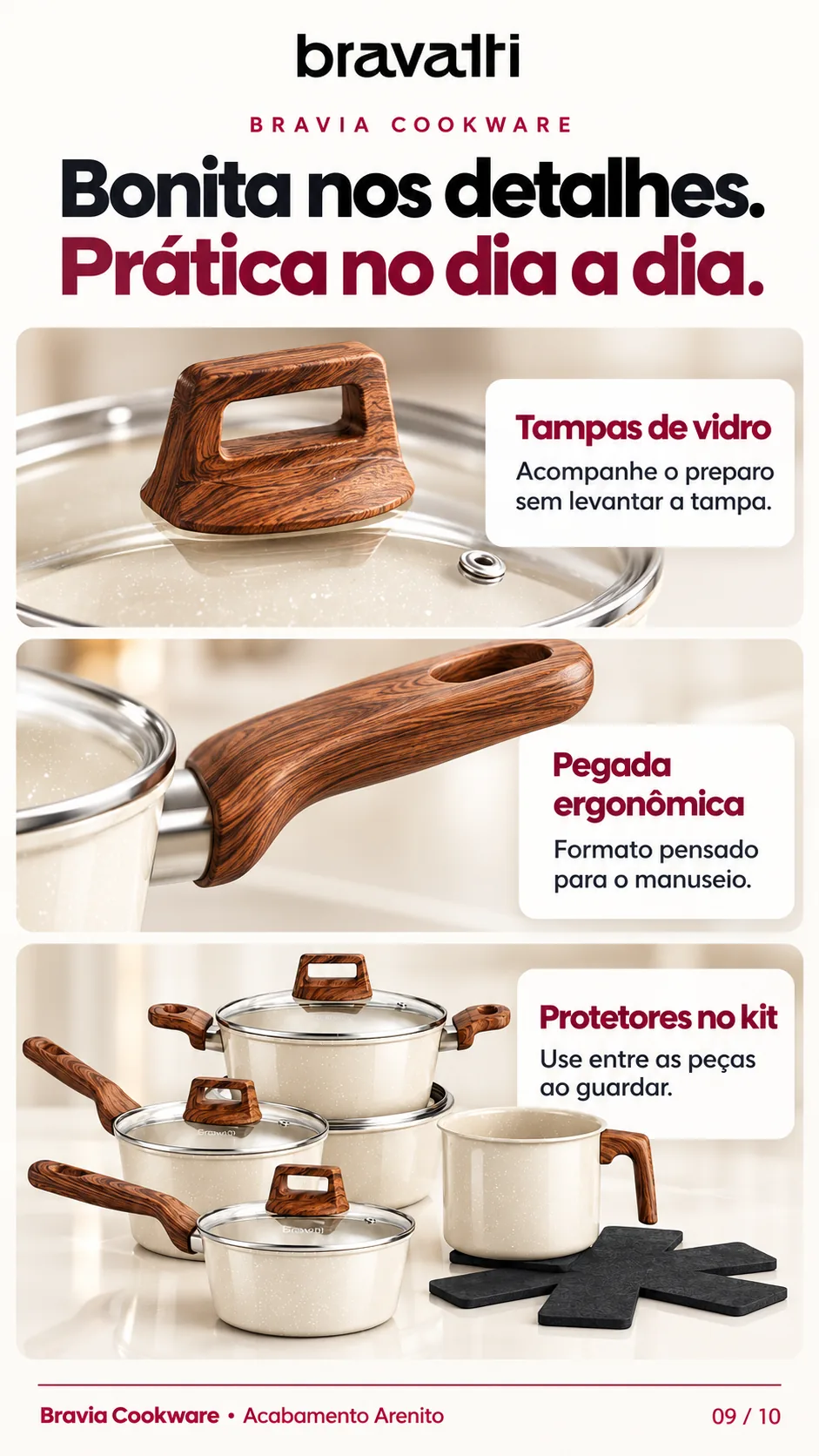 Design das panelas na prática